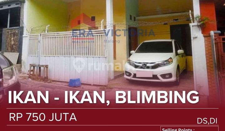 Ready-to-Occupy House for Sale Near Shopping Center, Brawijaya University, Polinema, Asia, Abm, Widyagama, Suhat Area, and Hospital with Easy Access and Smooth Parking for 2 Cars