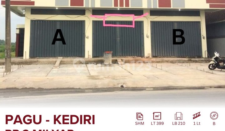 Shop House for Sale for Rent in Menang Pagu, Kediri Regency, Each Shop House Size 5m X 15m Shop House for Sale for Rent in Menang Pagu, Kediri Regency, Each Shop House Size 5m X 15m