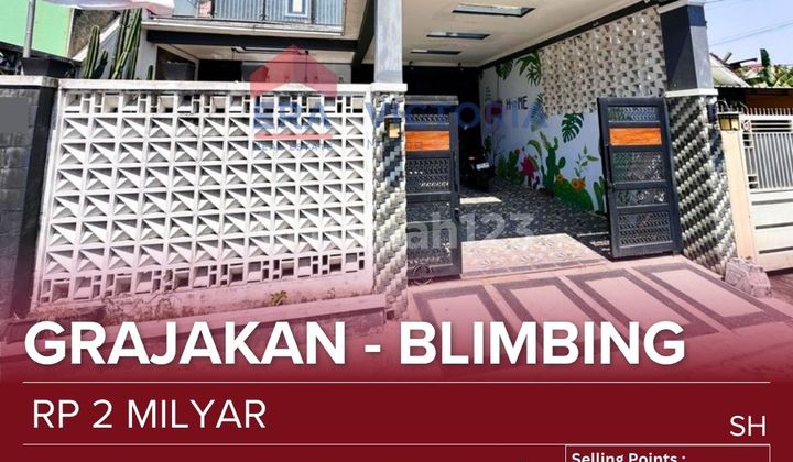 Rumah Homestay Full Furnish Kondisi Istimewa Area Blimbing, Terdapat Rooftop Dekat Araya, Terminal Arjosari, Kantor Imigrasi, Kantor Departemen Agama, Tol Karanglo