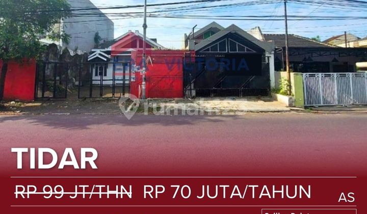 House for Rent on Raya Tidar, Ideal Area for Cafe/Food Business Etc. on Tidar Main Road.