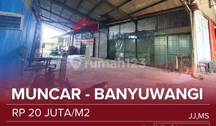 For Sale: Complete Warehouse/Factory Area with Ice Block Making Machine, Cold Storage, Fish Meal, Sardine Processing Near Muncar Port Banyuwangi, Easy Access