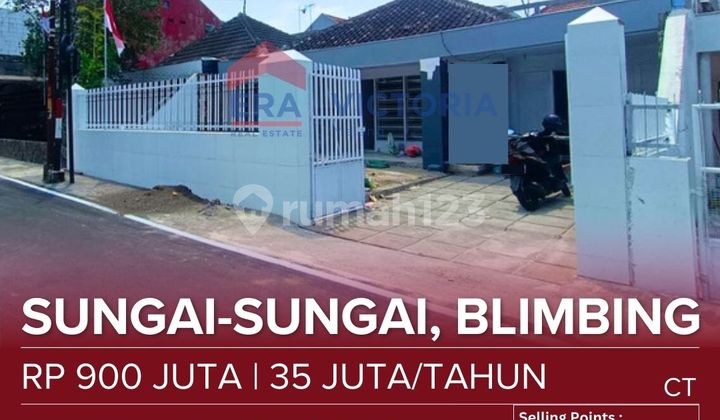 Rumah Siap Huni Lokasi Strategis Tengah Kota Di Lingkungan Aman & Nyaman Dekat Rumah Sakit Lavallete, Rumah Sakit Saiful Anwar, Smpn 5, Sekolah Cor Jesu, Stasiun, Pasar Klojen 