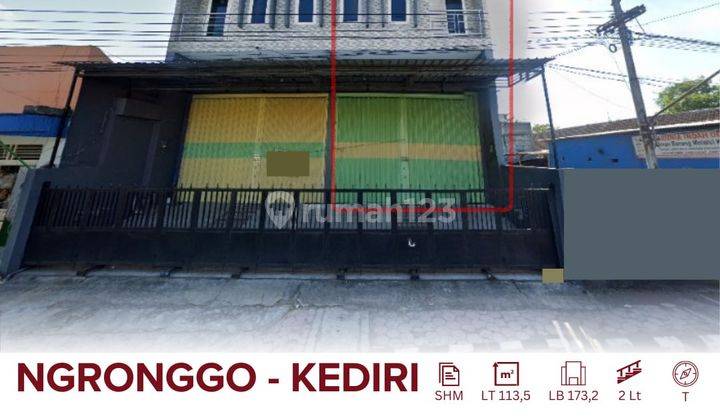 Ruko Disewakan Lokasi Strategis Berada Di Kota Kediri Cocok Untuk Berbagai Usaha 1