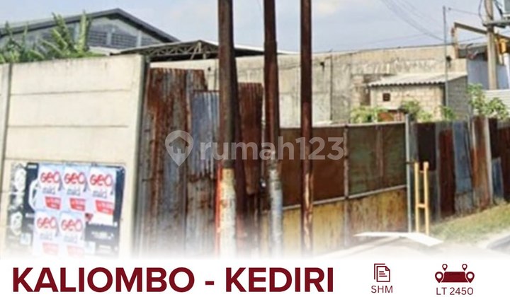 Dijual Tanah Di Pinggir Jalan Kaliombo Kota Kediri