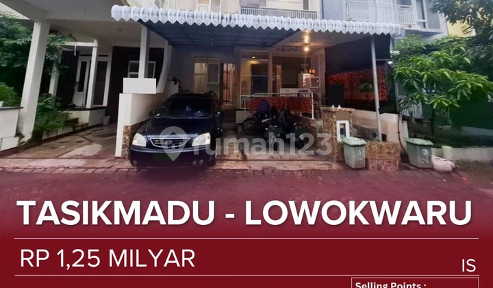 Rumah Jual Area Perumahan Kondisi Siap Huni Dekat Pusat Perkopian, Kuliner Soehat, Kampus Asia, Polinema, Ub,rumah Sakit Brawijaya, Pasar Borobudur, Abm, Hwa Ind