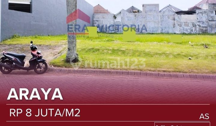 Tanah Murah Boulevard Araya - Double Wayharga Cuma 8 Jt/M² Tanah Murah Boulevard Araya - Double Wayharga Cuma 8 Jt/M²