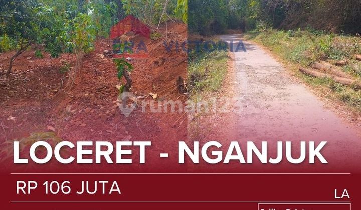 For Sale, Strategically Located Land Plot in Nganjuk Regency, Situated on a Busy Alternative Route with Easy Access and Continuously Growing Investment Value.