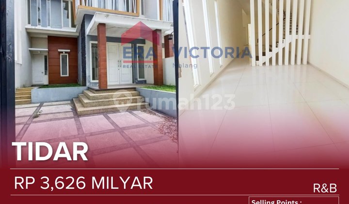 Rumah Jual Area Tenang Dan Nyaman Hanya Selangkah Menuju Smp Charis, 10 Menit Ke Malang City Point, Kampus Umner, Kampus Ma Chung 