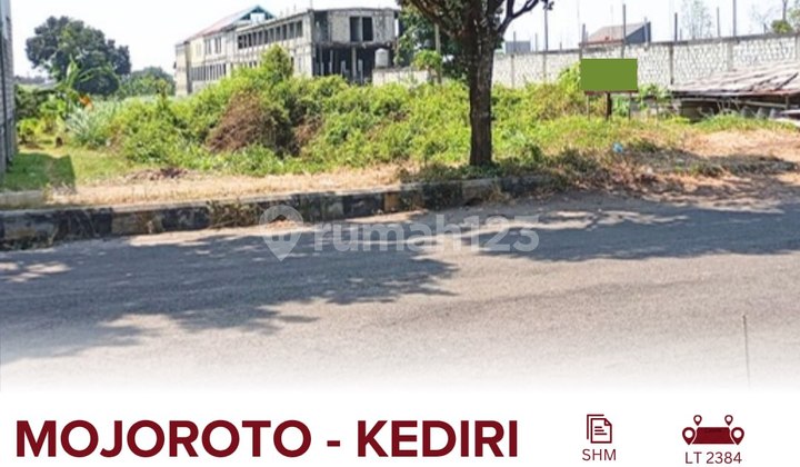 Land for Sale by the Road in Mojoroto Kediri Near Gor Jayabaya