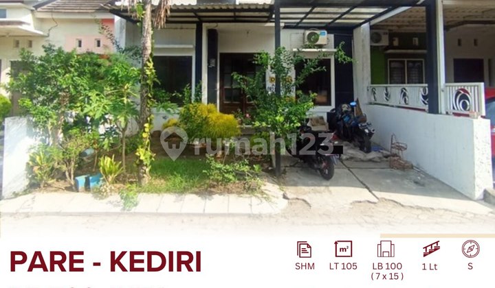 Dijual Rumah Full Furnished Dalam Perumahan di Pare Kab Kediri Lokasi Strategis Dekat Sgo Club Swimming Pool