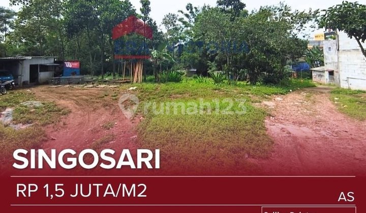 Land for Sale Just a Step Away from the Provincial Axis Lawang - Malang City, Near Karanglo Toll Exit, Bentoel, Warehouse Complex Land for Sale Just a Step Away from the Provincial Axis Lawang - Malang City, Near Karanglo Toll Exit, Bentoel, Warehouse Complex