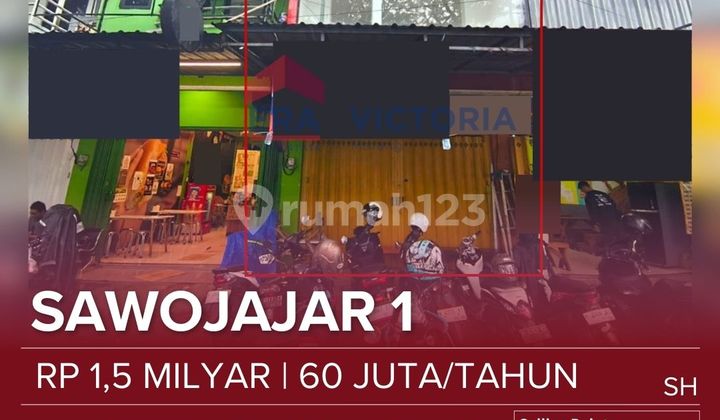 Ruko Dijual / Disewakan - Boulevard Sawojajar, Malang
