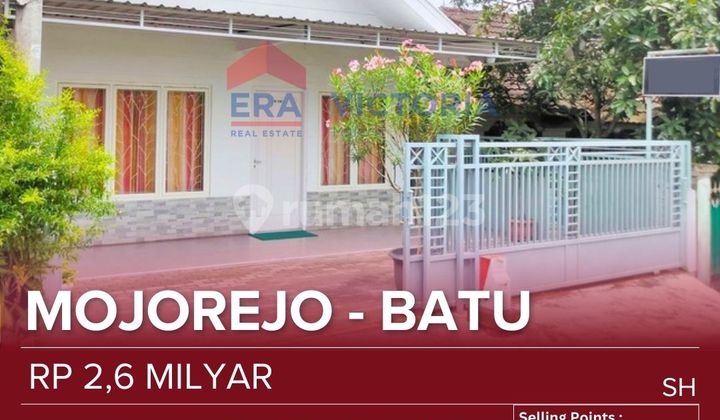 Rumah Jual Hawa Sejuk Pegunungan Ex Guest House Dekat Wisata Jatim Park 3, Alun-alun Kota Batu, Kuliner Kota Batu Dan Wisata Favorite Batu