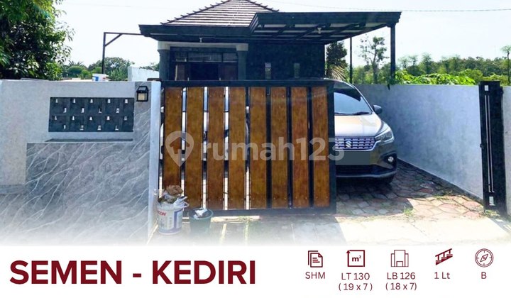 Dijual Rumah Di Semen Kab Kediri 5 Menit Dari Gor Jayabaya 10 Menit Dari Universitas Kadiri, Teminal Bus Kediri 1