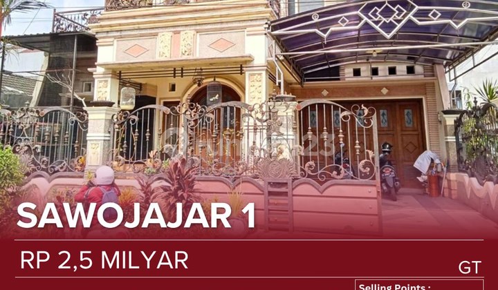 Rumah Jual Dalam Perumahan Besar Aman Nyaman Dekat Exit Tol Area Kuliner Sawojajar, Rampal , Stasiun Kota Baru, Terminal Arjosari. Semi Furnished 