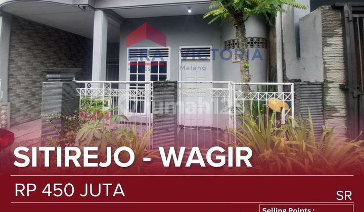 Rumah Jual Area Wagir Dalam Perumahan Dekat Pbrik Gula, Lapangansitirejo, Indomaret Sitirejo, Akses Jalan Mobil Cocok Untuk Keluarga Muda 1