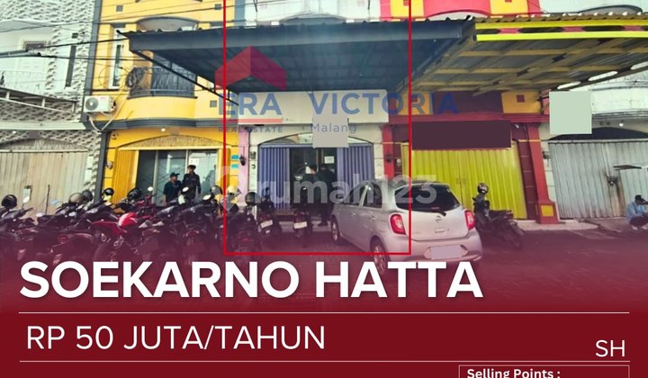 Lokasi Strategis Komplek Ruko Soekarno Hatta Kawasan Ramai Bisnis Cocok untuk Kuliner, Kantor, Bisnis Lainnya