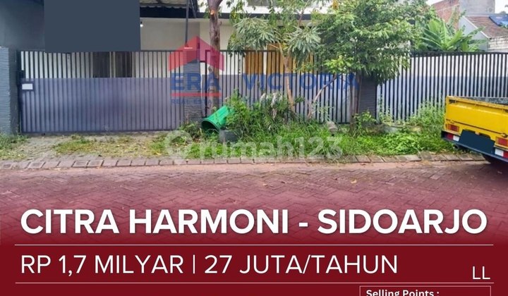 Rumah Jual Sewa Siap Huni Dalam Perumahan One Gate System,Keamanan 24 Jam Kawasan Tenang dan Nyaman Dekat Jalan Provinsi Krian-Taman, Spbu. Semi Furnished (Ac 1 Unit, Sofa)