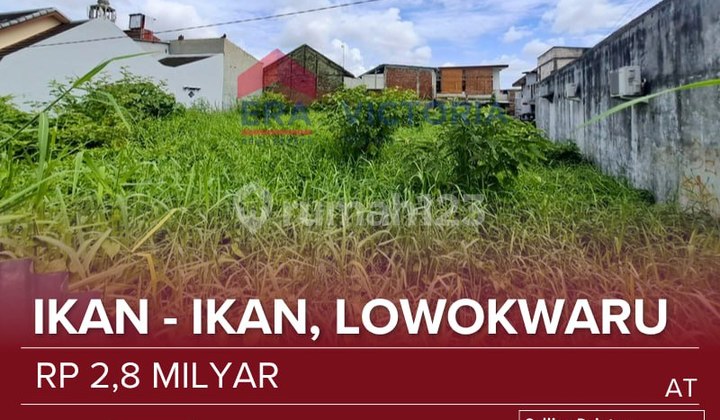 Land for Sale in Lowokwaru Area Near Hwa Ind School, Sma Sabillilah, Blimbing Market, Suhat Culinary, Sudimoro Coffee Shops, Ub Campus, Polinema