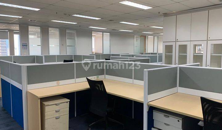Sewa Kantor Mandiri Inhealth Tower 358 M2 Furnished di Mega Kuningan 2