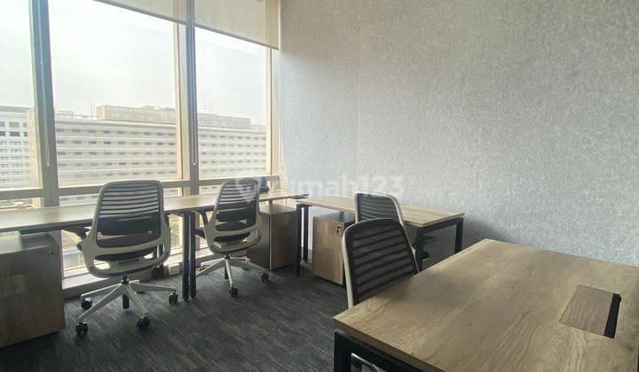 Sewa Kantor Siap Ditempati 4 Pax Furnish Thamrin Jakarta Pusat 2