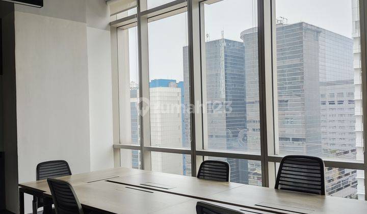 Sewa Kantor Siap Ditempati 8 Pax Furnish Thamrin Jakarta Pusat 1