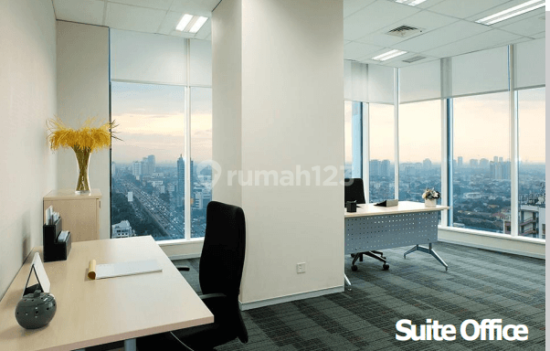 Kantor Siap Ditempati untuk 4 Pax Sovereign Plaza TB Simatupang 1