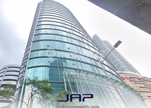 Sewa Kantor AXA Tower 191m2 Furnished Lokasi Strategis Dekat MRT 2
