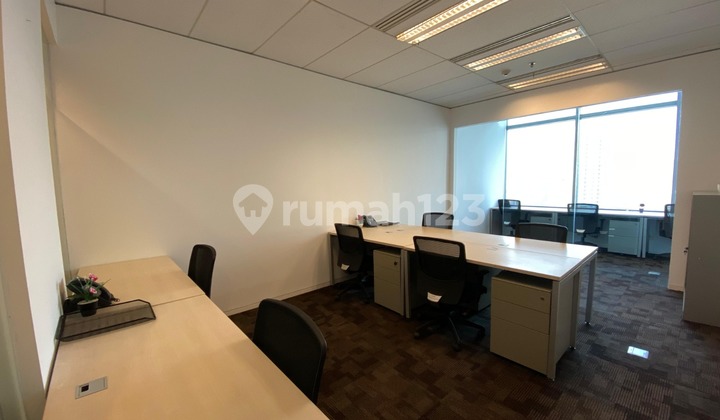 Unit Office Furnished for 8 People at DBS Tower Satrio Near Lotte Mall