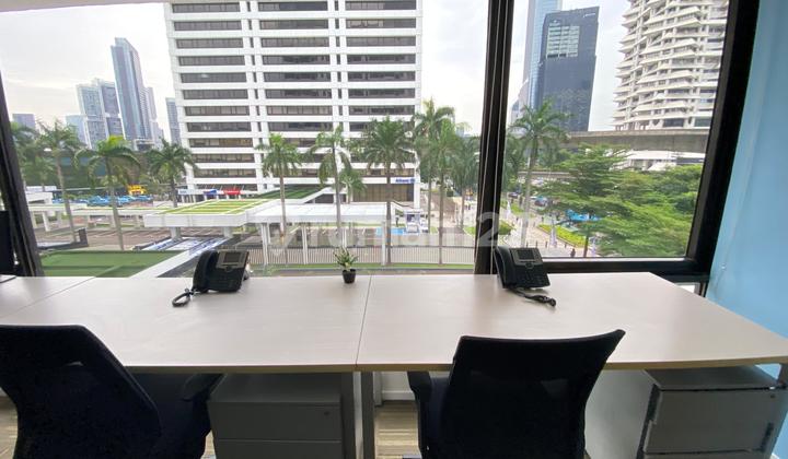 Furnished 4-Person Office Unit for Rent at WTC 5 Sudirman Near MRT