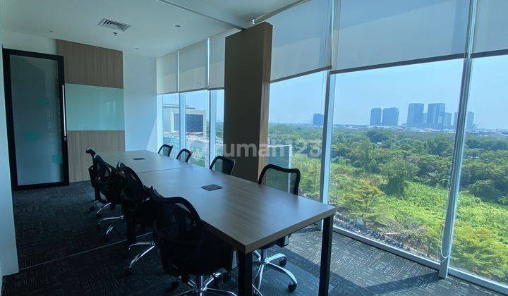 Sewa Kantor Burz Tower Luas 256 M2 Fitted di Pantai Indah Kapuk 1