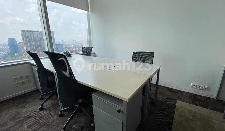Furnished 6-Person Unit Office at DBS Tower Satrio Near Lotte Mall