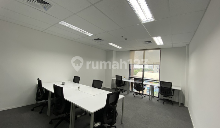 Office Unit Rental Furnished for 8 People at Wisma SSK West Jakarta