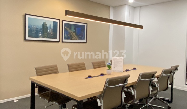 Office Unit Rental Furnished for 6 People at Wisma SSK West Jakarta