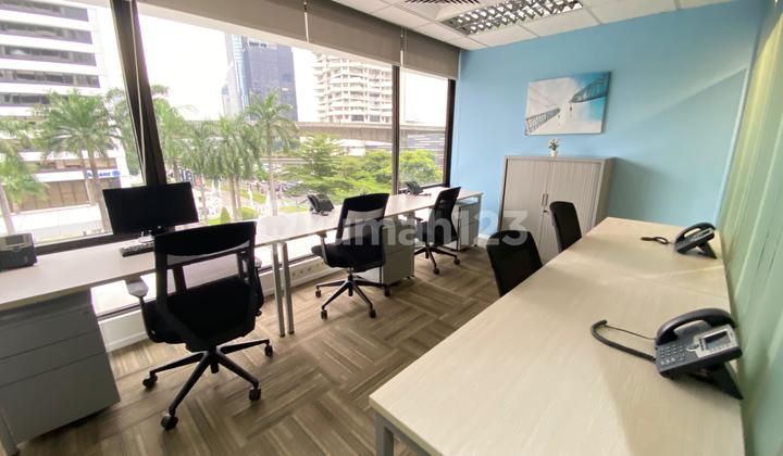 Rent Furnished 8-Person Office Unit at WTC 5 Sudirman Near MRT