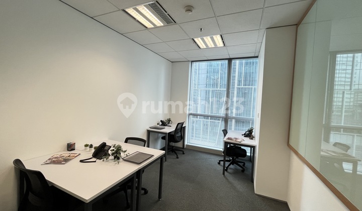 Sewa Kantor Unit Furnished 5-6 Pax di The Energy SCBD Dekat MRT