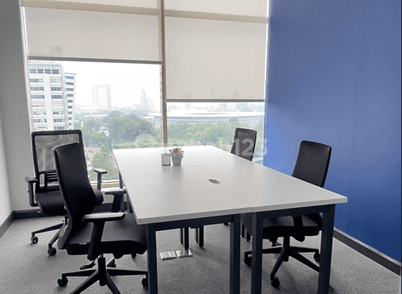 Office Unit for Rent Furnished for 5 People in SCBD Near MRT and TJ