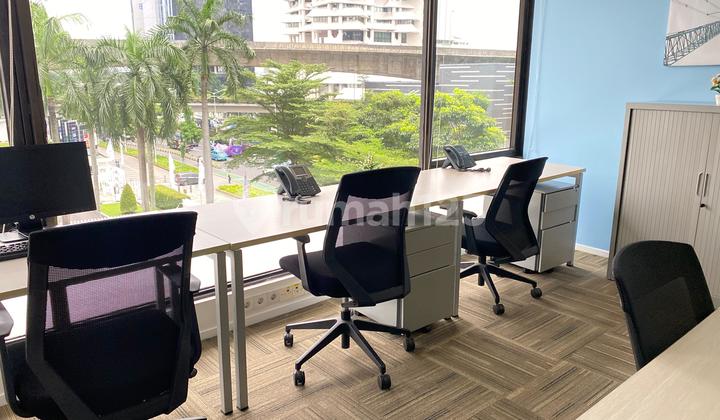 Office Unit for Rent Furnished for 6 People at WTC 5 Sudirman Near MRT