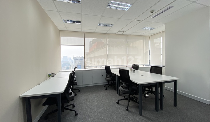 Rent Furnished Office Unit for 8 People in Setia Budi Building near LRT Rent Furnished Office Unit for 8 People in Setia Budi Building near LRT