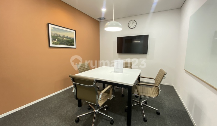Office Unit for Rent Furnished for 4 People at Wisma SSK West Jakarta