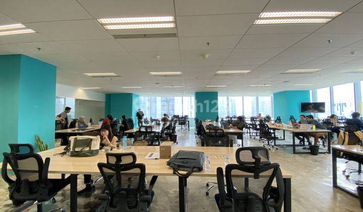 Sewa Kantor Tokopedia Tower Luas 358 M2 Furnished di Kuningan 1