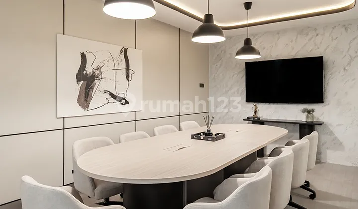 For Rent Furnished Office Unit for 2 People in Citicon Tower West Jakarta