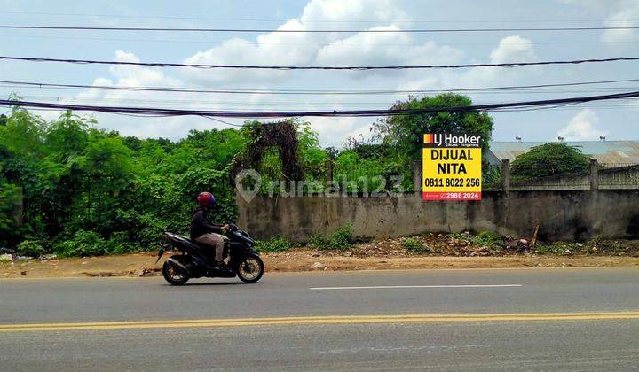 Tanah Dijual cepat di jalan Raya Serang Cikupa Tangerang 1