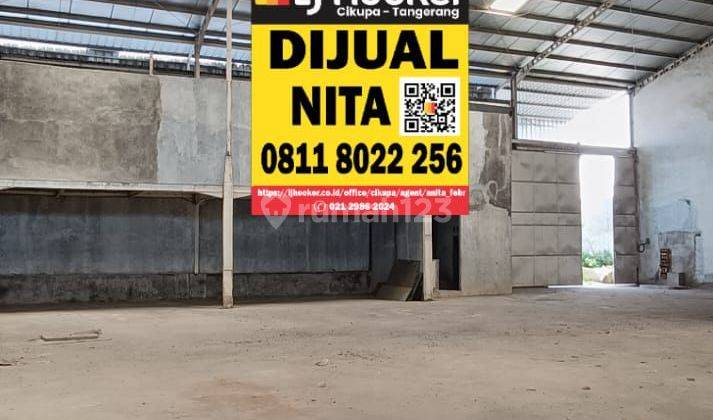 Di jual Gudang luas 3000m lokasi exit tol Bitung 1