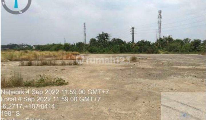 Dijual Cepat Tanah Padat Di Bekasi Tambun Selatan Samping Toll Jakarta Cikampek 1