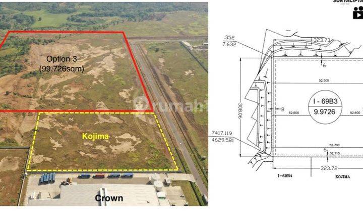 Dijual Tanah Industri Karawang, Jawa Barat 1