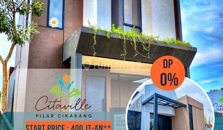 Promo Dasyat Dp0% Free biaya Elegant Design Rumah Keren At Cittaville Cikarang 1