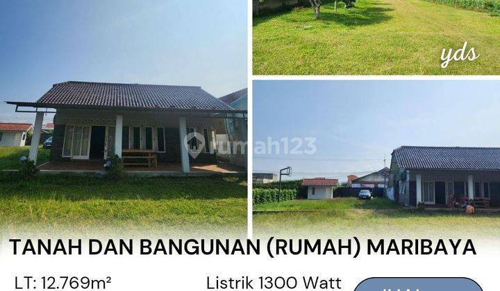 Di Jual Tanah Dan Bangunan Rumah Di Maribaya 1