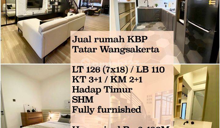 Rumah Bagus Furnished SHM di Wangsakerta Kbp , Bandung 1