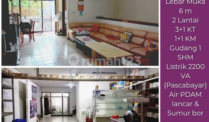 Ruko di Sukamaju, Bandung 220 m Bagus SHM 1